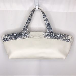 Furla Polished Leather Baguette Handbag